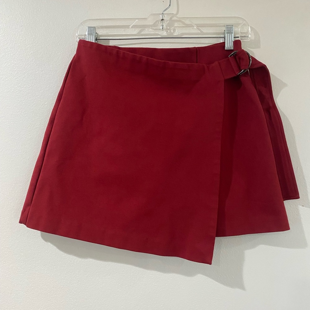 SPANX Red Mini Skirt